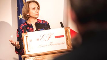 Anne-Marie Descôtes à la cérémonie de l'Excellence française
